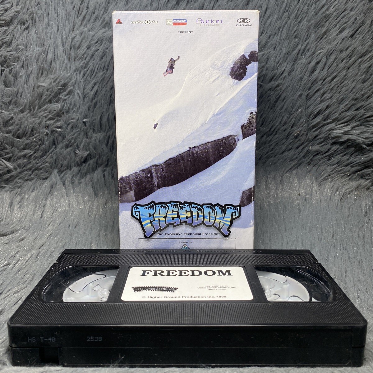 Freedom VHS 1998 Canada Snowboarding Jorli Ricker Derek Heidt RARE