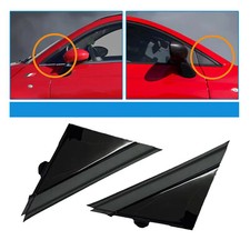 COPPIA Modanatura Specchio PER Fiat 500 dal 2007 al 2024 Mostrina Laterale SX+DX