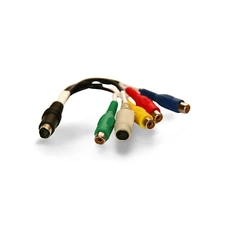 5in Component S-Video to Mini DIN 9 Adapter Cable Jaton CB9D0005 - Black