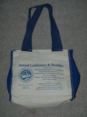 Leeds Canvas Tote Annual Confrence & Bookfair AWP Washington DC 2011