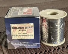 HARFON Roll Solder Wire 40/60, DÍA: 1.5mm, Gross Weight 450g/roll Made in USA