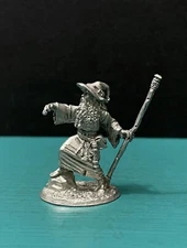 88 Ral Partha TSR Pewter Dragonlance Fizban Wizard Staff Miniature Figurine D&D