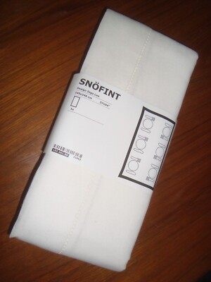 IKEA SNOFINT Tablecloth Lace White 57 x 94 