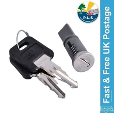 West Alloy WD Long Replacement Door Lock Barrel c/w 2 Keys Caravan Motorhome