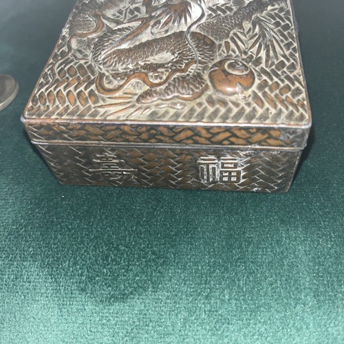 Sigaretta vintage stile drago giapponese fatta a mano, custodia tabacco-autori lavoro,timbro - Foto 5 di 15