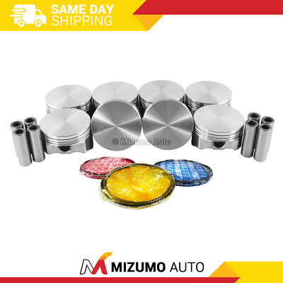Pistons w/ Rings fit Fits 97-04 Cadillac 5.7L V8 OHV 16v