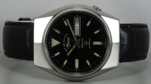 Vintage West End Military Automatic Day Date Herren Armbanduhr J126 alt gebraucht - Bild 5 von 7