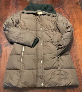 michael kors parka womens brown