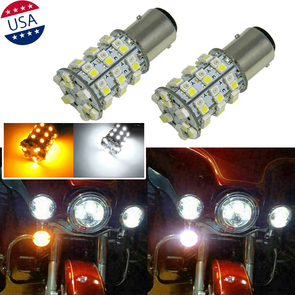 1157 Switchback Led Bulbs With Cooling Fan, Canbus Error Free Built In