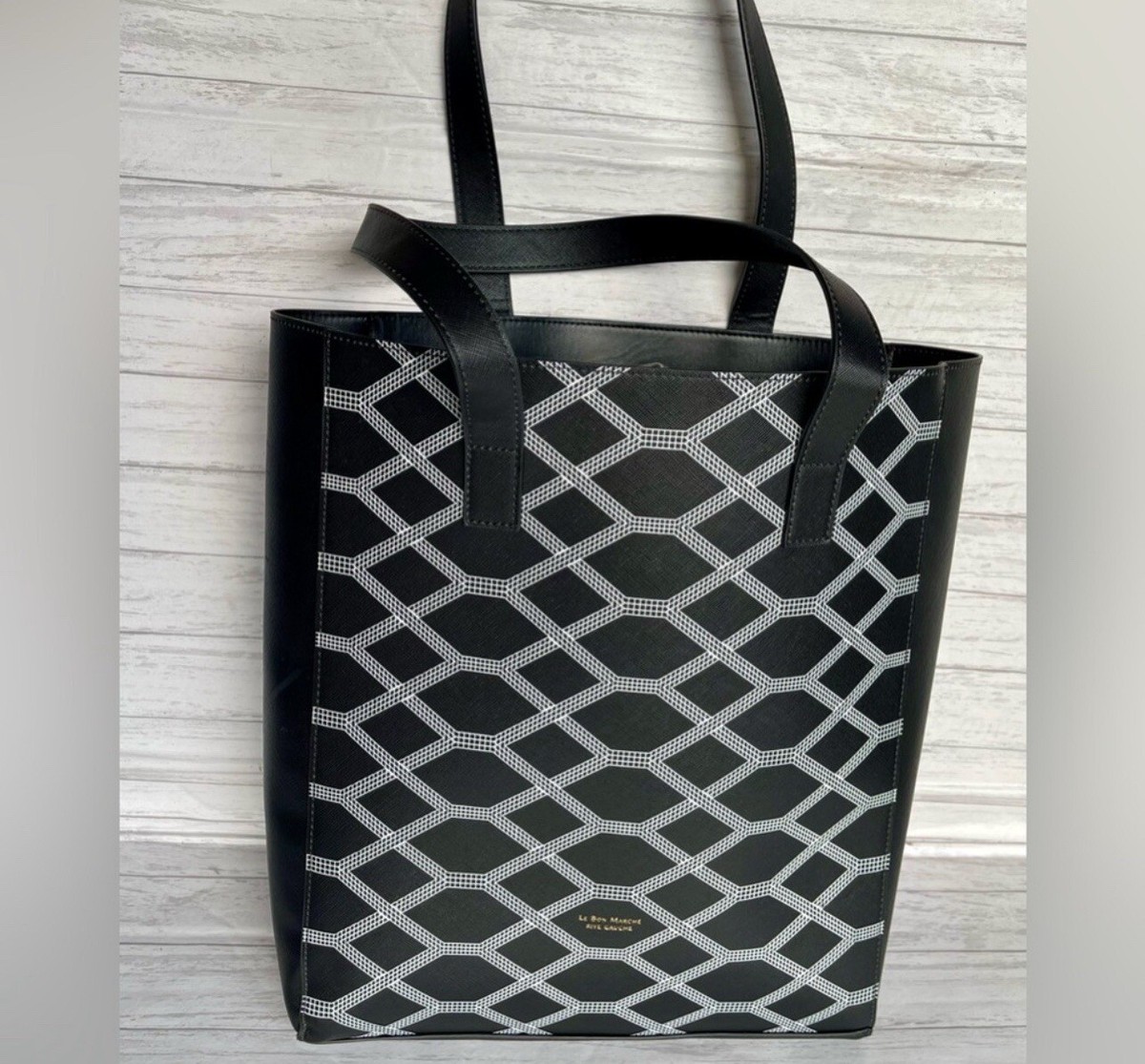 LE BON MARCHÉ RIVE GAUCHE Escalator pattern shopping bag