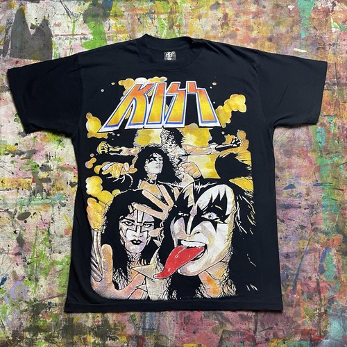 Vintage KISS Bootleg All Over Print 