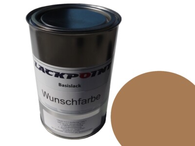 1 Liter Spritzfertigen Basislack RAL 1011 Braunbeige Autolack Lackpoint !