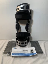 NEW ISO Preferred OA Dual Upright ROM Hinge Knee Brace Size Medium Left New