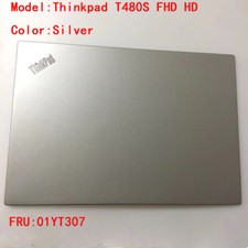 New Lenovo ThinkPad T480S LCD Back Cover Top Lid FHD HD Without IR 01YT307