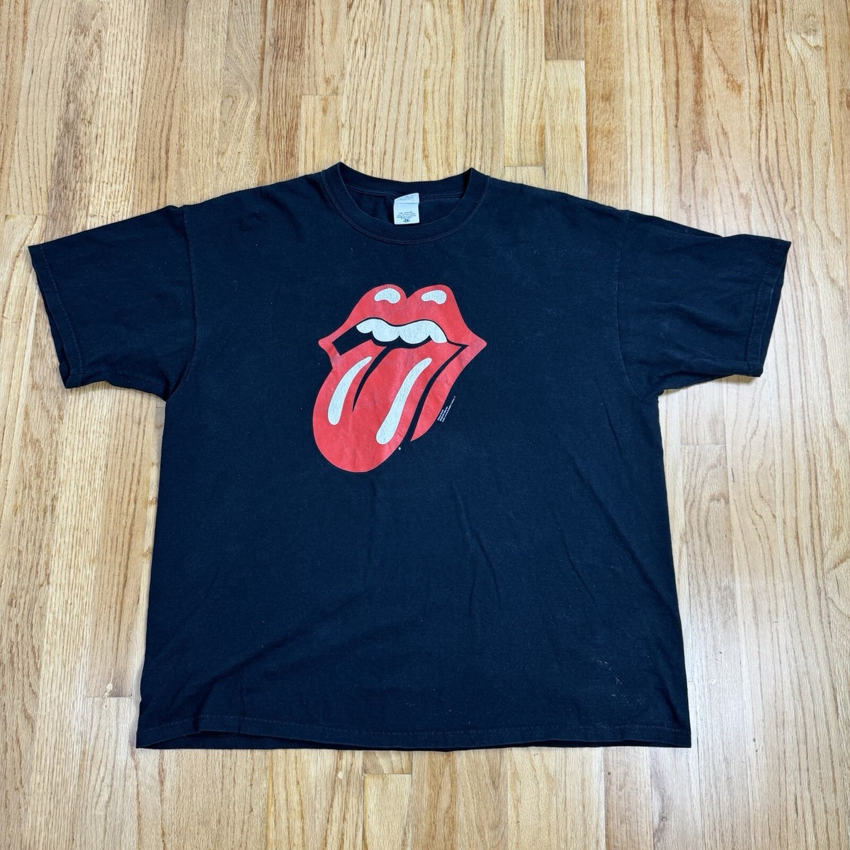 Vintage The Rolling Stones Y2K 2002 Tour Inc T Shirt Sz 2XL Black
