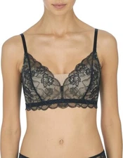 Natori X1742 Women's Muse Full Fit Wirefree Contour Bra Black/Cafe Size 38D