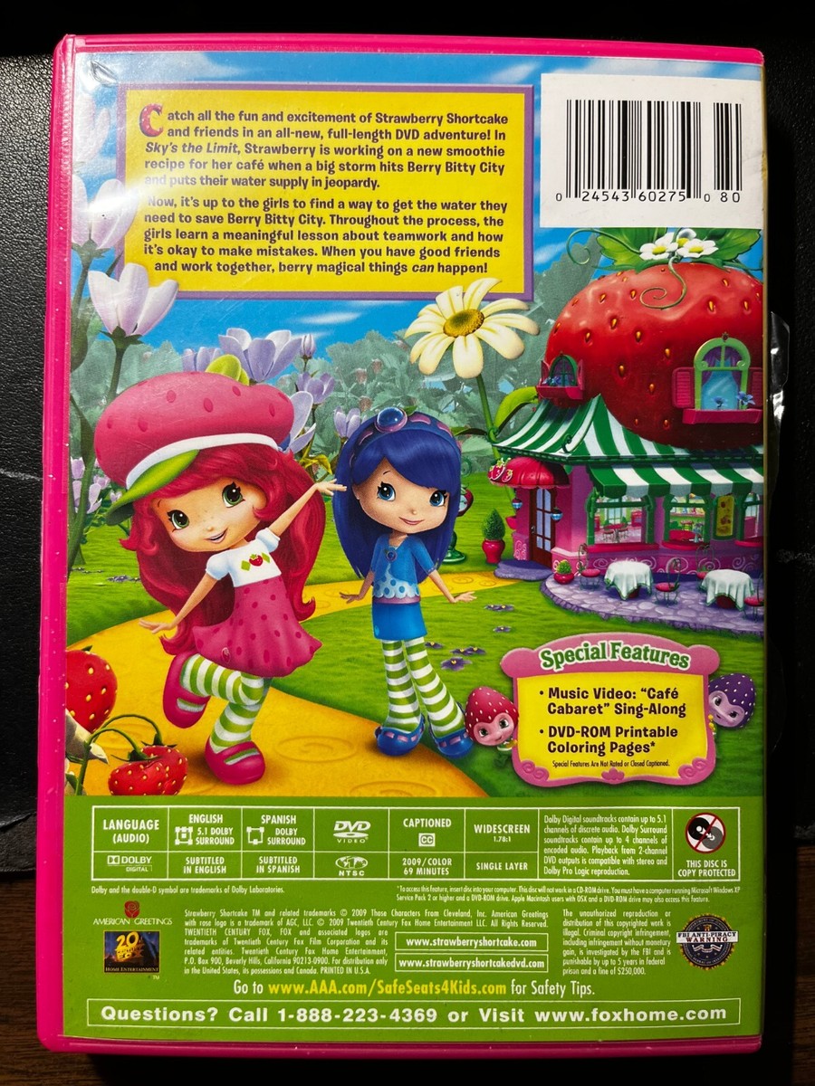 The Strawberry Shortcake Movie - Sky's The Limit Very Good DVD | eBay