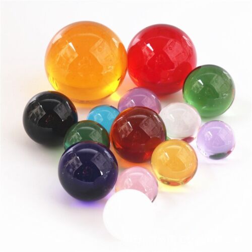 Colored crystal ball light ball light ball colored bead ornament crystal glass - Picture 1 of 25