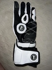 Harssidanzar Men's Sz S Motorcycle Gloves Full Finger Left Only - Read