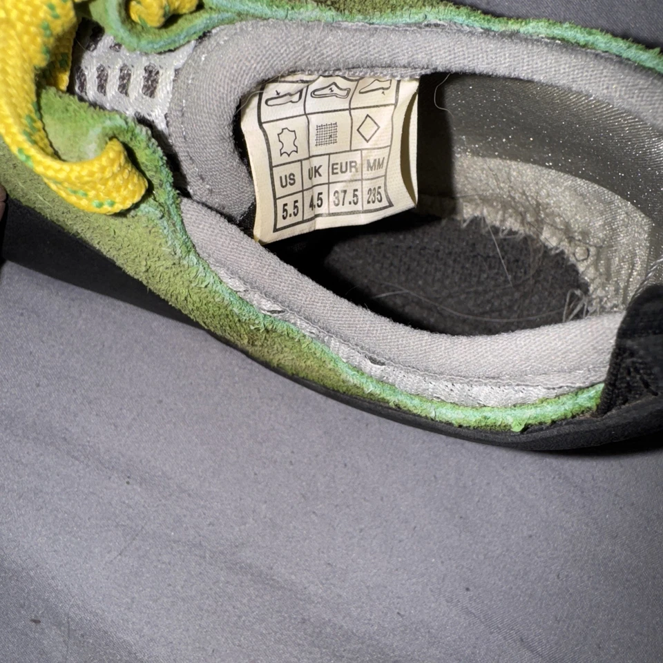 Zapatos de escalada Evolv para niños talla 5,5 negro verde y gris Foto 4 de 4