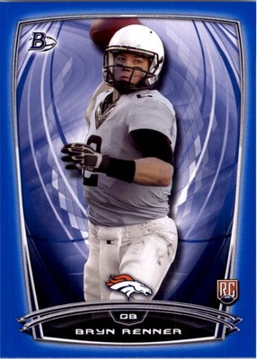 2014 Bowman Blue #R93 Bryn Renner Rookie Card Rc /499