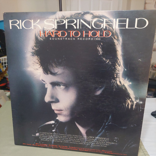 Rick Springfield~Hard to Hold Soundtrack~NM~INNER SLEEVE~Rock Pop Film Movie 80s - Picture 1 of 11