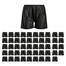 50 Pieces Disposable Men's Boxer Shorts Individually Wrapped for Travel, Sauna