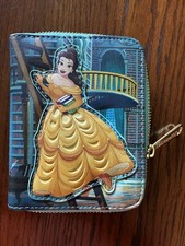 Loungefly Disney Beauty and the Beast Belle Library Small Zip Wallet