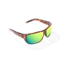 Bajio Rigolets Brown Tortoise Gloss Green Mirror Glass Lenses Mens Sunglasses