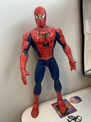 2007 Thinkway Marvel Spiderman 3 Fully Posable 14'' Sound Effects Figure SFX Doll