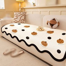 Sofa Mat for Dogs Washable Plush Pet Couch Cover Protector 70x70cm Polyester