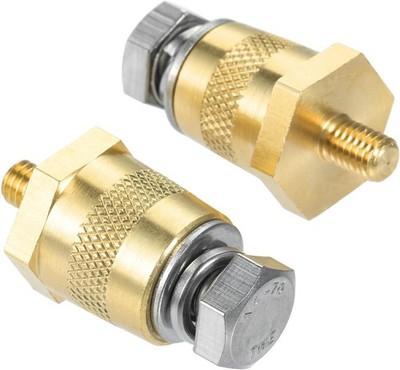 M8 Thread Battery Terminal Charging Posts, 3/8-16 Top or Side Mount Compatible w