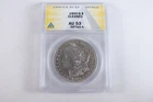NobleSpirit Morgan SILVER Dollar 1900-S ANACS AU 53 details Fine Appearance