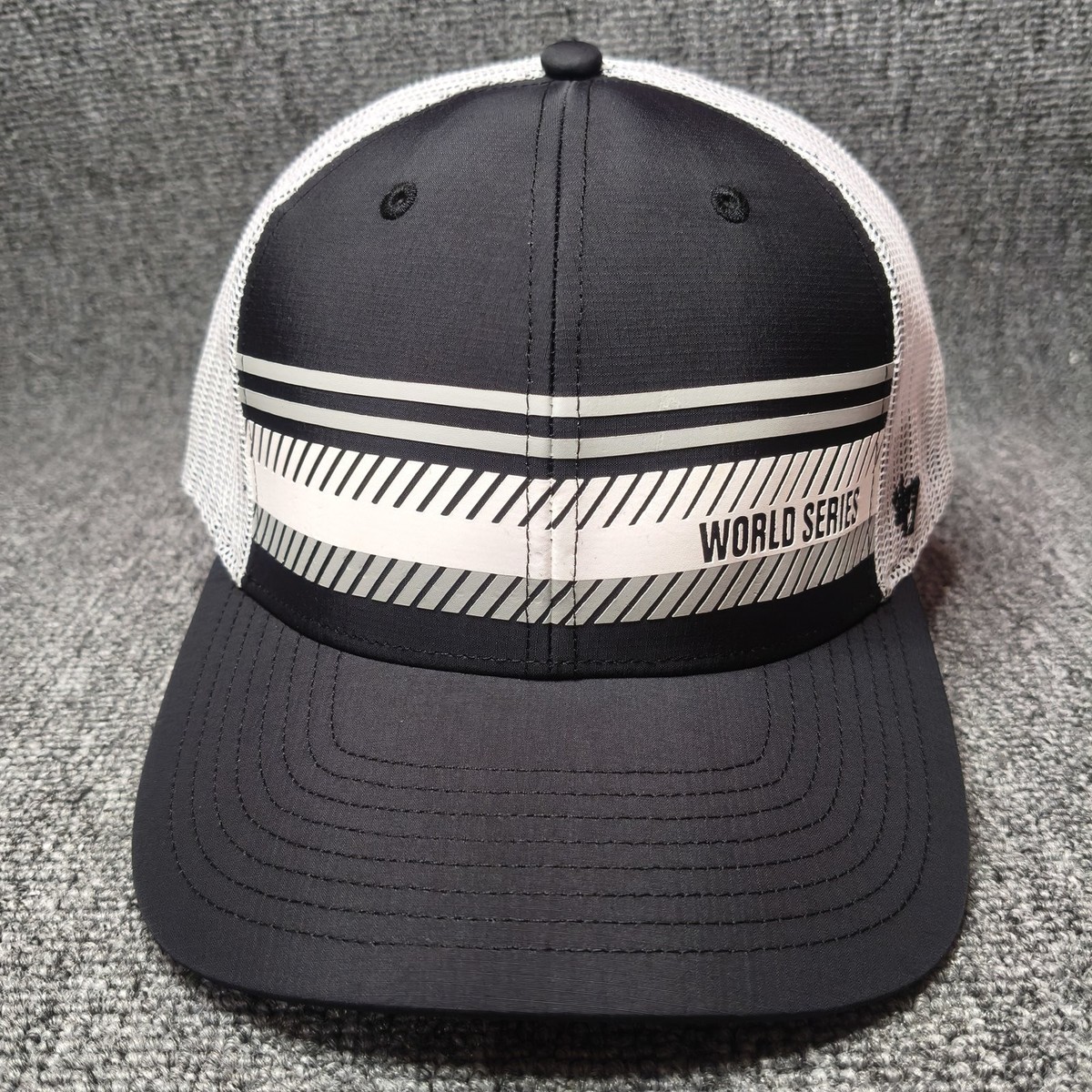 '47 Brand World Series 2021 Trucker Hat Black White Snapback Cap