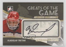 2010-11 ITG Between the Pipes GoalieGraphs Vladislav Tretiak #A-VT Auto HOF 2d8