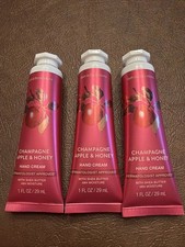 3 Bath  Body Works Champagne Apple  Honey Shea Butter Hand Cream 1Oz Travel
