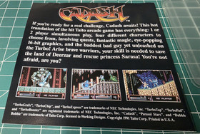 PARASOL STARS (Turbo Grafx 16, 1989) Working Designs - Tested/Working - CIB RARE