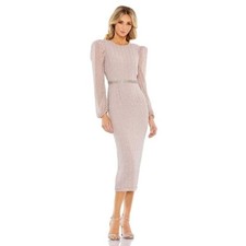 NWT Mac Duggal Long Sleeve Embellished Dress - size 6