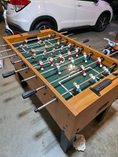 Harvard Foosball Table, In good condition. Some small cosmetic damage