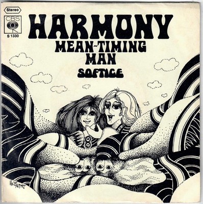 SOFTICE Mean-timing Man Harmony 1973 Swiss 70s Pop Original SP CBS 45T