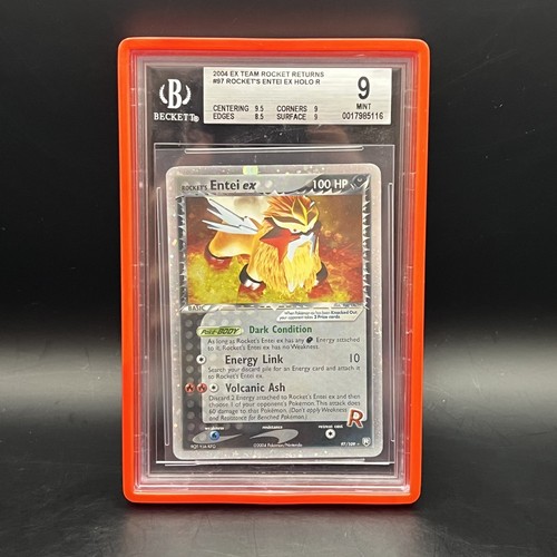 Rocket's Entei ex graded BGS 9 for sale on eBay