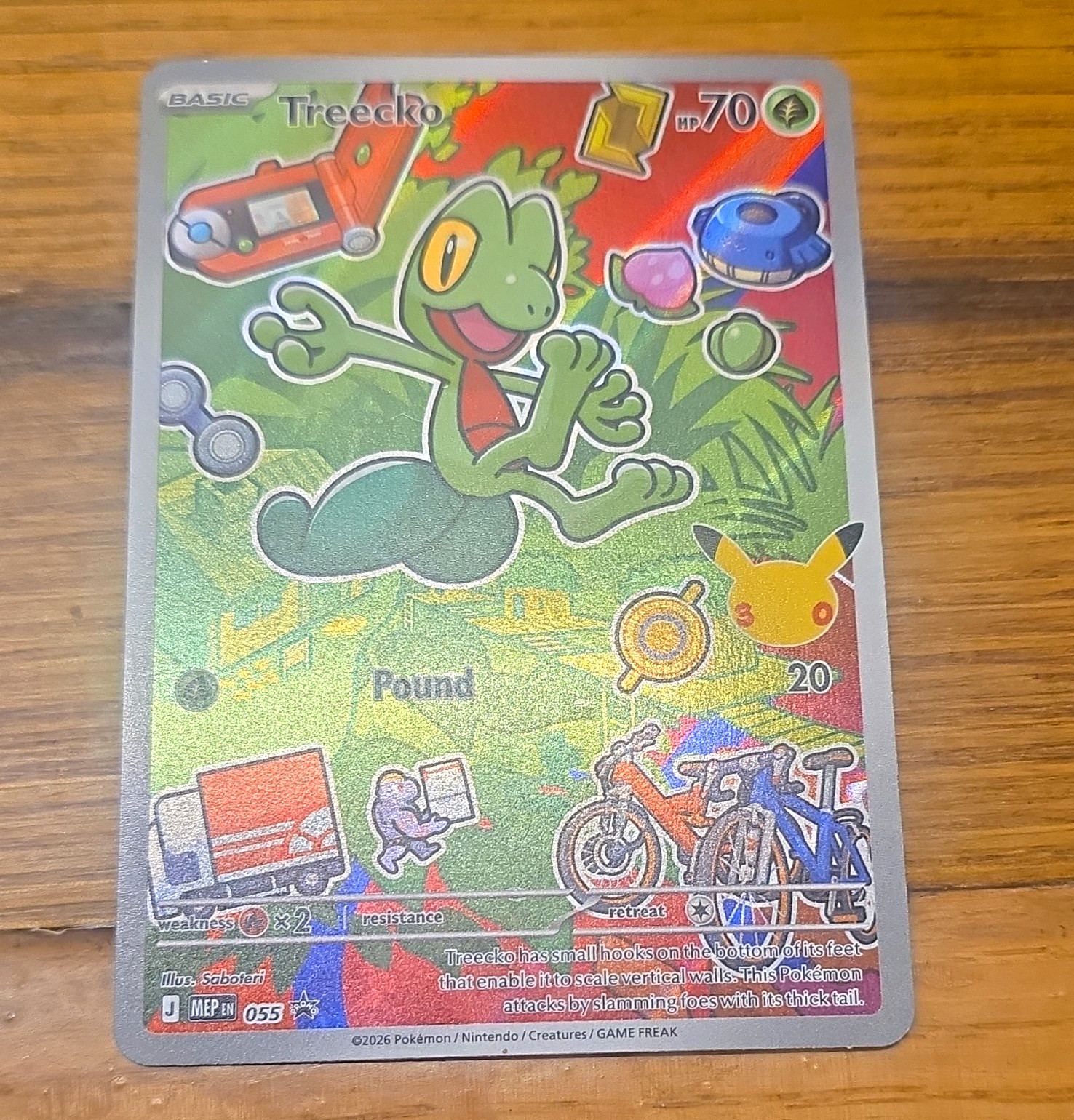 Nintendo Treecko 055 MEP EN Holo English Promo Basic Grass 70HP 2026