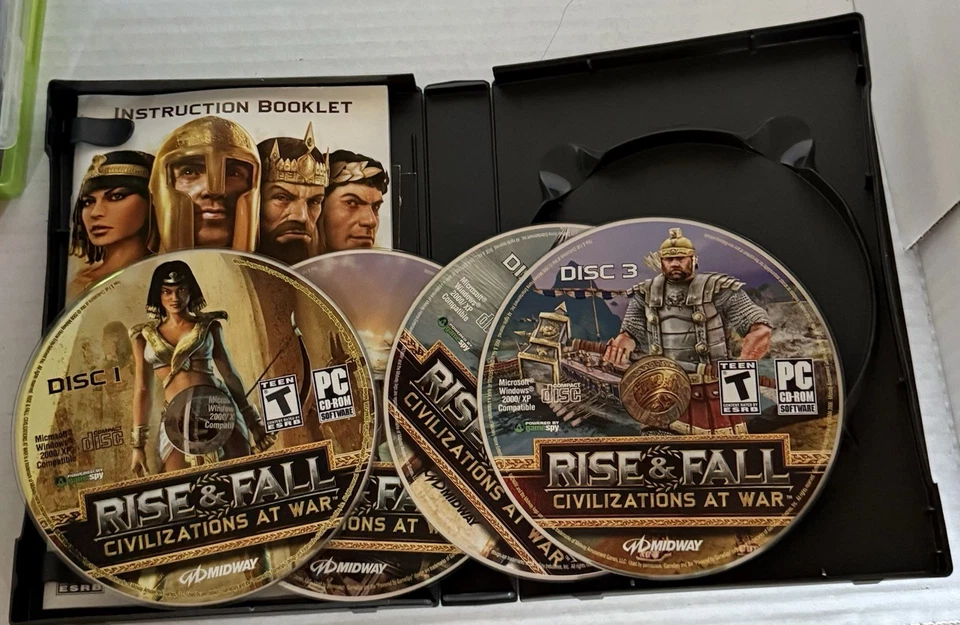 Rise & Fall: Civilizations at War (PC, 2006) Complete, CIB -Tested - Image 3 of 4