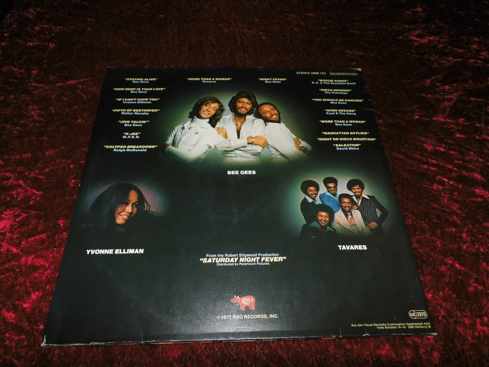 saturday night fever original movie soundtrack lp vinyl 2er set sampler - Bild 3 von 3