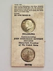 1964 P&D Kennedy Silver Half Dollars In Tidy House Holder
