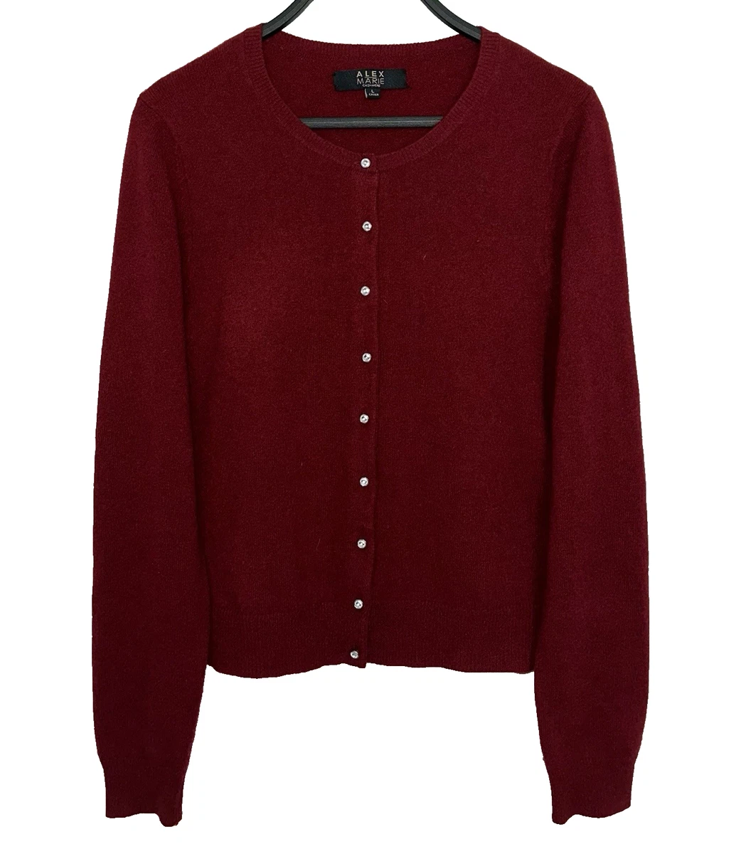 Girls Red Button Up Cardigan Sweater | Add a Monogram – Classic Whimsy