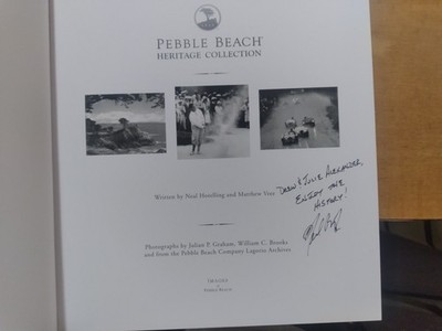 Pebble Beach Heritage Collection SIGNED/INSCRIBED by Neal Hotelling(1ST EDITION)