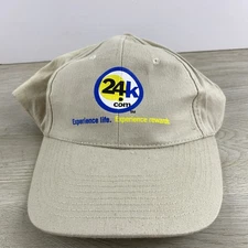 24k.com Light Brown Vitronic Hat Adjustable Adult Size OSFA Hat Baseball Cap