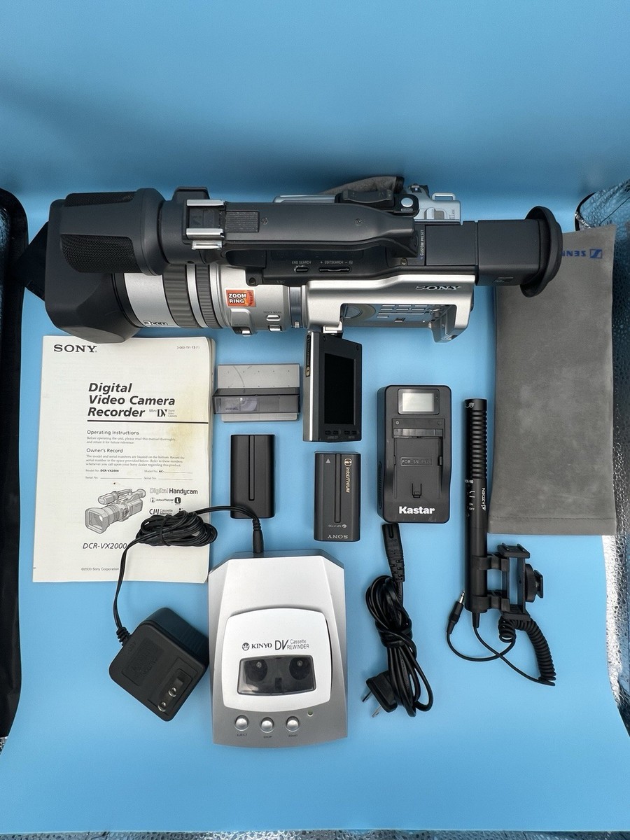 付属品多数　 SONY　Handycam　DCR-VX2000 Sony DCR-VX2000 Camcorder - Metallic silver for sale online | eBay