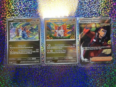 Pokemon Reverse Holo Slither Wing: Paradox Rift 107/182; Shrouded Fable 026/064